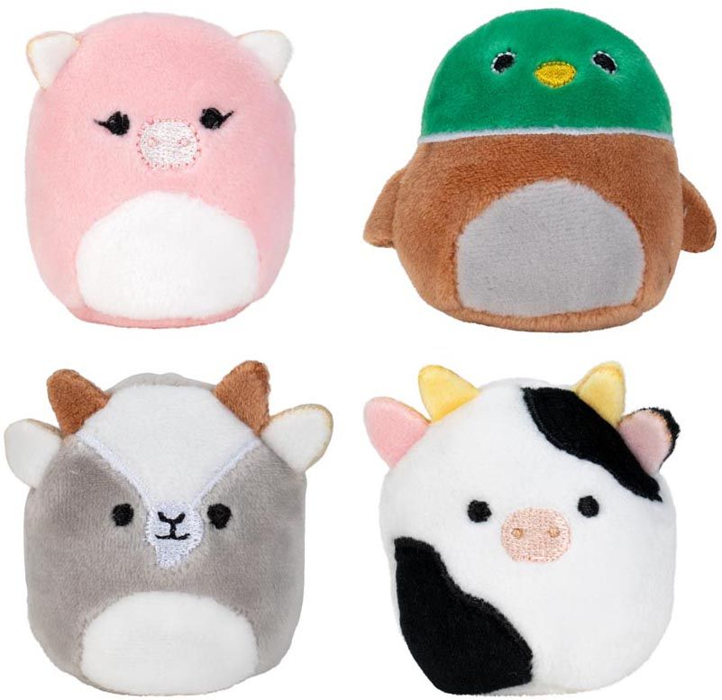 Squishville Farm Squad Zestaw 4 Pak Squishmallows Pluszaki