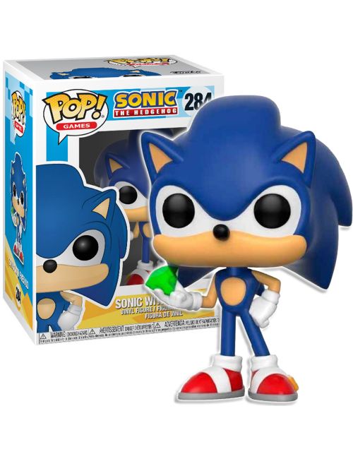 Funko POP! Games Sonic With Emerald Figurka Winylowa 284