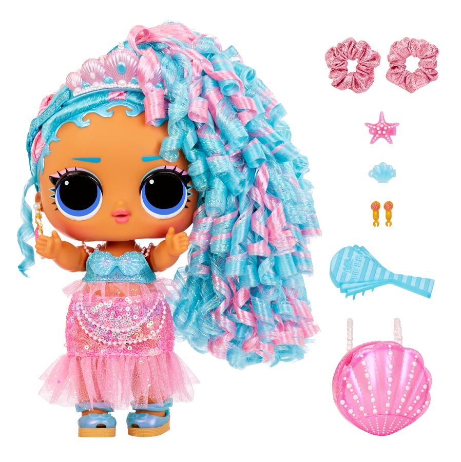 LOL překvapení Velké dětské vlasy Splash Queen módní panenka s 579724 vlasy