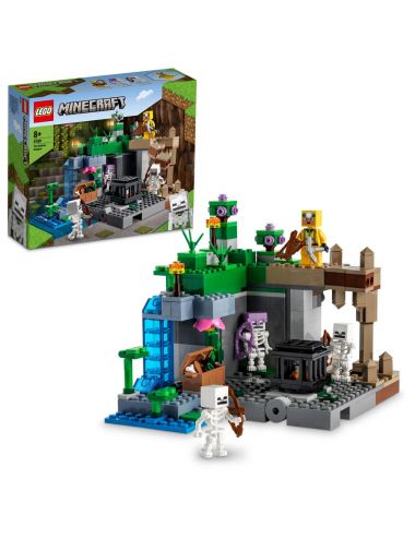 LEGO Minecraft Loch Szkieletów Zestaw Klocków 21189
