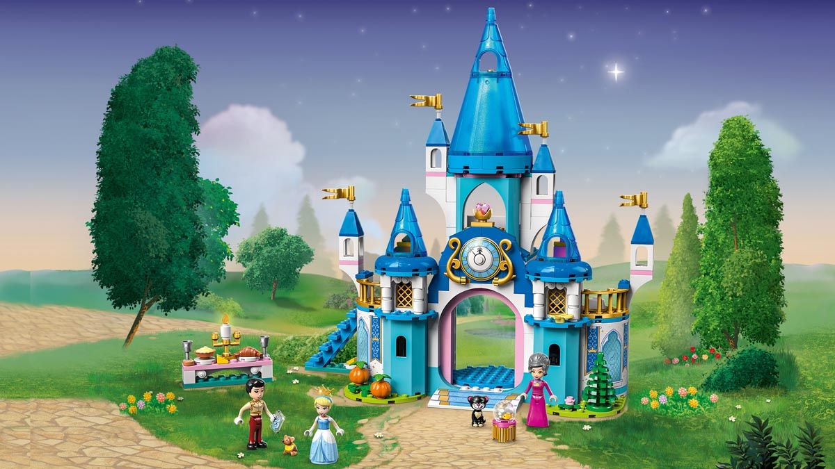 LEGO Disney Zamek Kopciuszka i księcia z bajki 43206