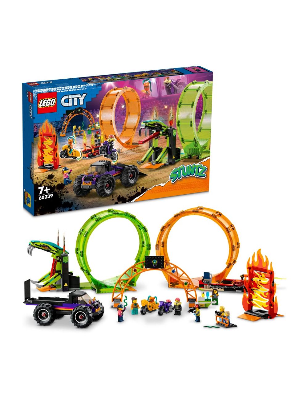 LEGO City Kaskaderska arena z dwoma pętlami 60339