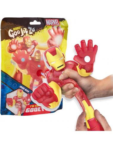 Goo Jit Zu Iron Man Hero Pack Figurka Rozciągliwa Marvel Gniotek 41056
