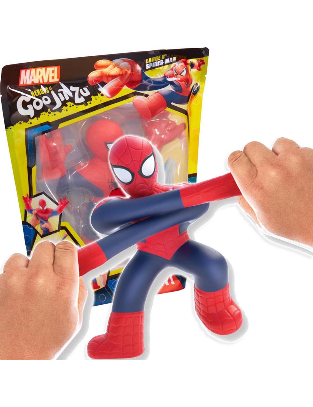 Goo Jit Zu Spiderman Supago Figurka Rozciągliwa Marvel Gniotek 41081