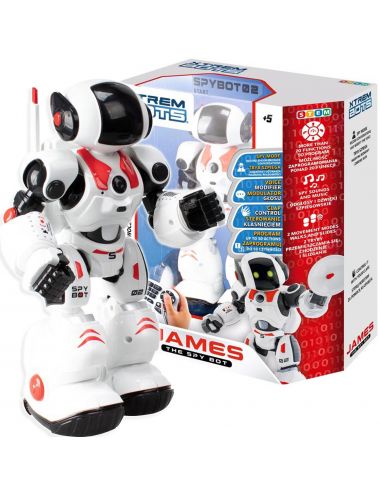 Xtrem Bots Robot James The Spy Bot Zdalnie Sterowany 3801257