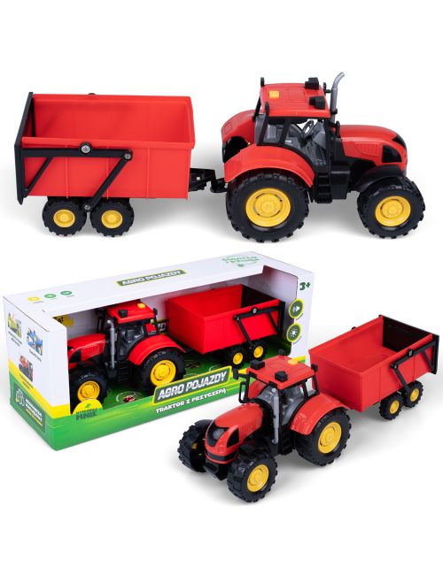 DUMEL AGRO Pojazdy - Traktor z przyczepą 71011