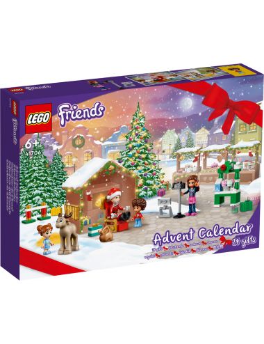 LEGO 41706 Kalendarz Adwentowy Friends Zestaw Święta