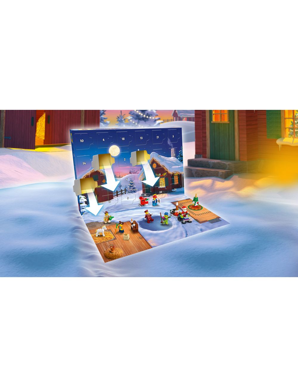 LEGO 60352 Kalendarz Adwentowy City Zestaw Święta