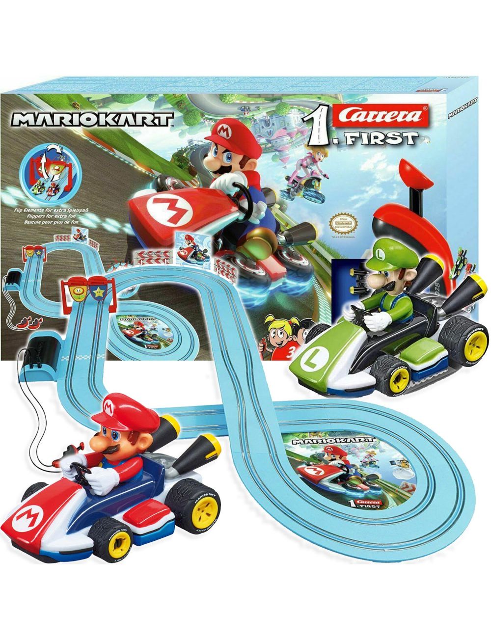 Matio Kart Mario vs. Luigi Tor Wyścigowy Samochodziki 2,9m