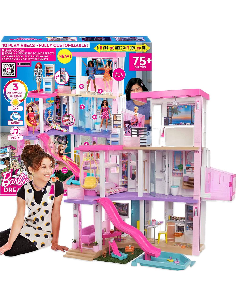 Barbie Domek dla Lalek Dream House Willa Basen GRG93