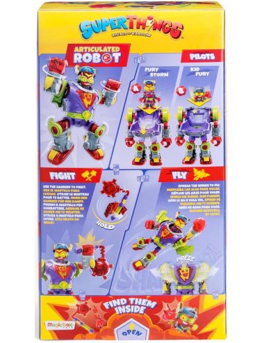 Super Things Superbot Robot Fury Storm Figurka 3w1 8866
