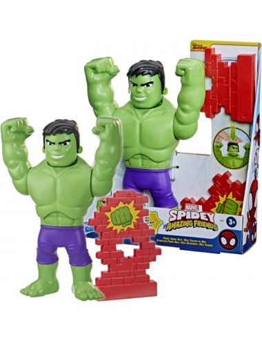Marvel Spidey Amazing Friends Power Smash Hulk Figurka 25cm Hasbro F5067