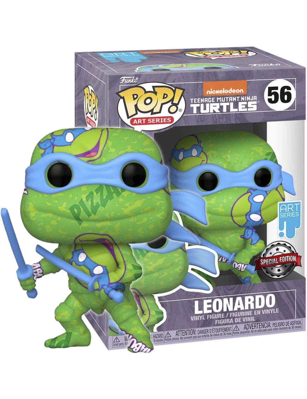 Funko POP! Art Żółwie Ninja Leonardo Edycja Specjalna Figurka Winylowa 56 59891