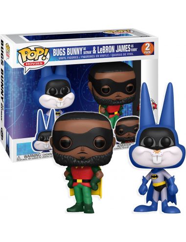 Funko POP! Space Jam Królik Bugs Batman i LeBron James Robin 2pack Figurka 56231