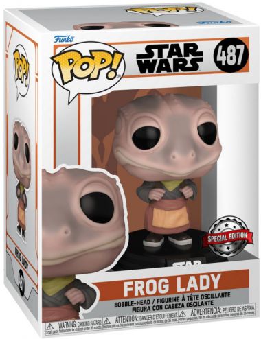 Funko POP! Star Wars Frog Lady Bobble Head Figurka Winylowa 487 58797