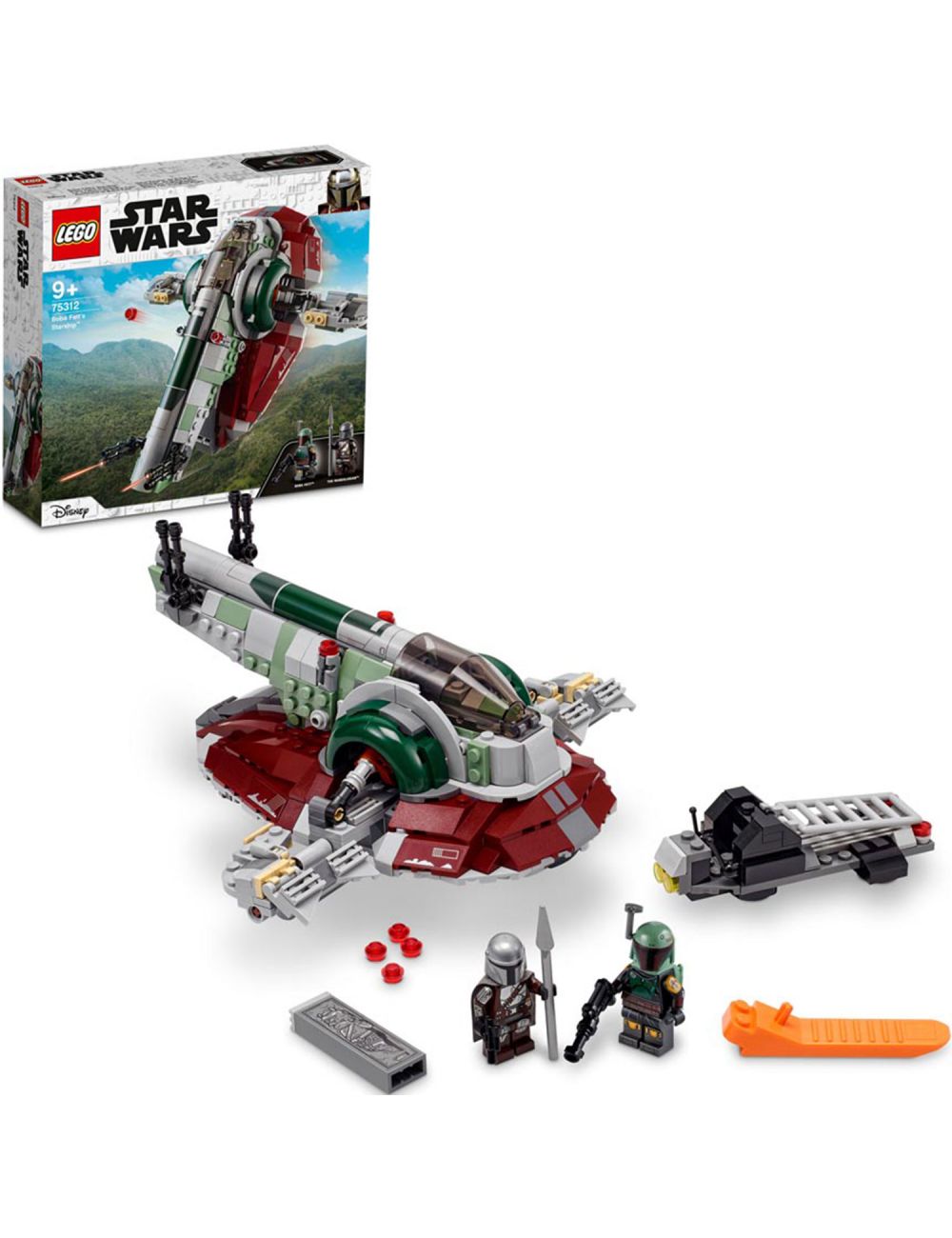 LEGO Star Wars Statek Kosmiczny Boby Fetta Klocki Zestaw 75312