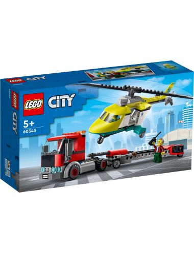 LEGO City Laweta Helikoptera Ratunkowego Klocki Zestaw 60343