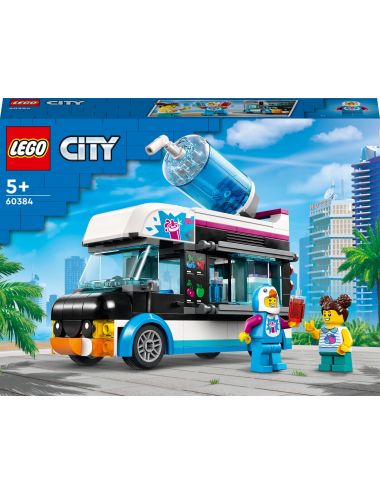 LEGO City Pingwinia Furgonetka ze Slushem Klocki Zestaw 60384