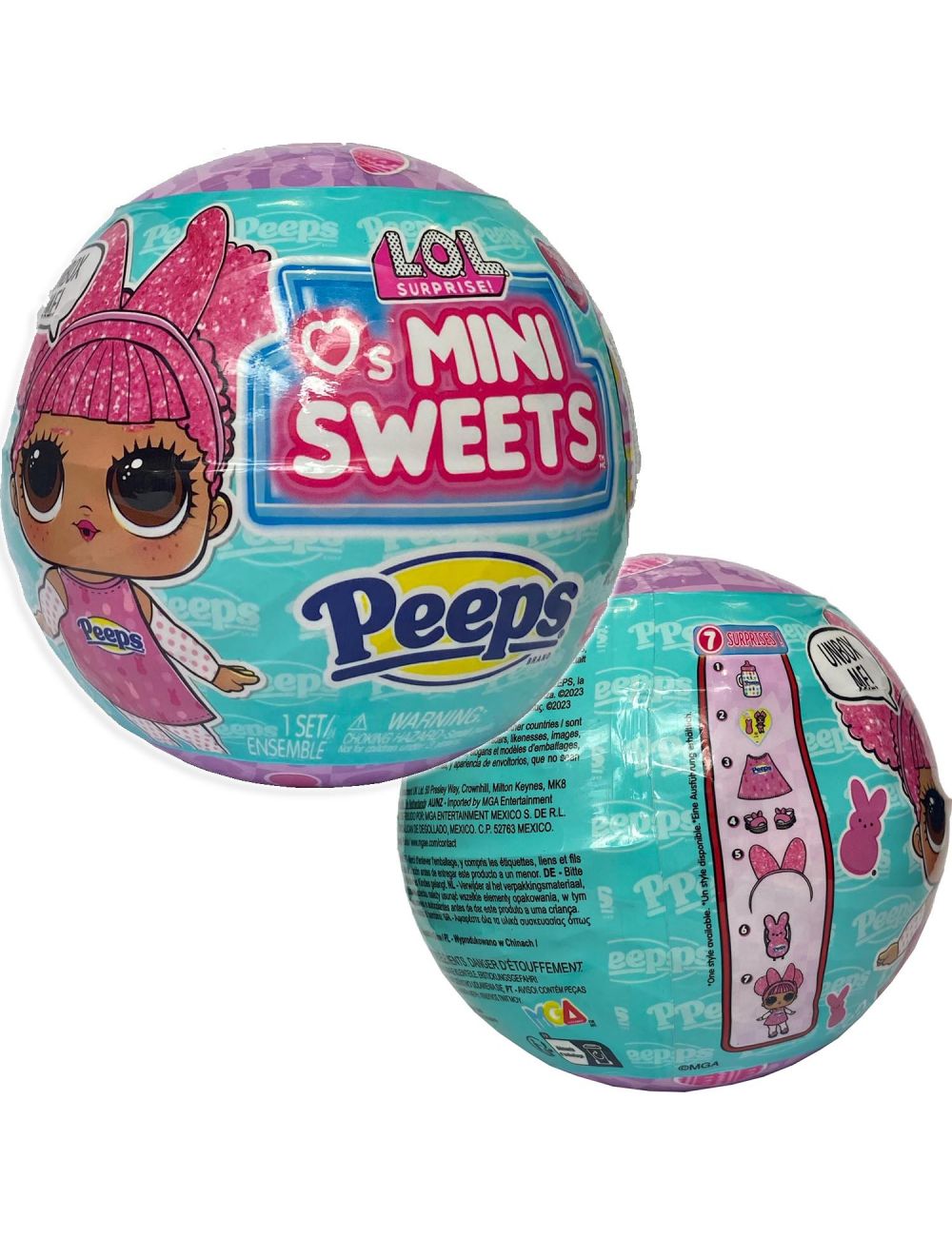 LOL Surprise Mini Sweets Peeps Laleczka w Kuli Niespodzianka 589129