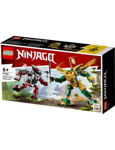 LEGO Ninjago Starcie Lloyda z Mechem EVO Klocki Zestaw 71781