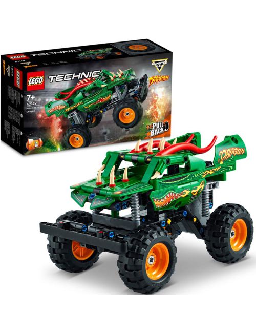 LEGO Technic Monster Jam Dragon Smoczy Pojazd Klocki Zestaw 42149