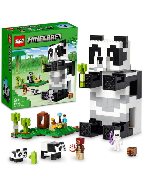 LEGO Minecraft Rezerwat Pandy Klocki Figurki Zestaw 21245
