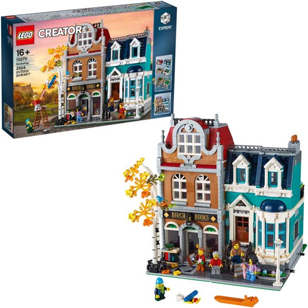 LEGO Creator Expert Księgarnia Klocki 2504 Elementów Zestaw 10270