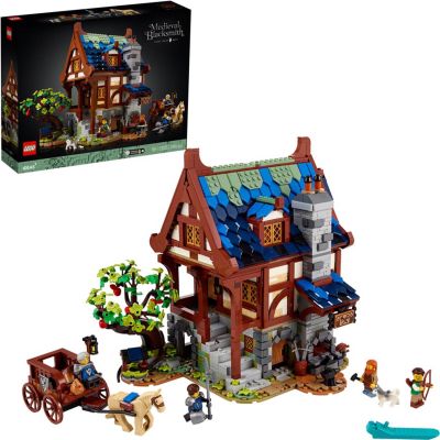 LEGO Ideas Średniowieczna Kuźnia Zestaw 2164 Elementów Klocki 21325