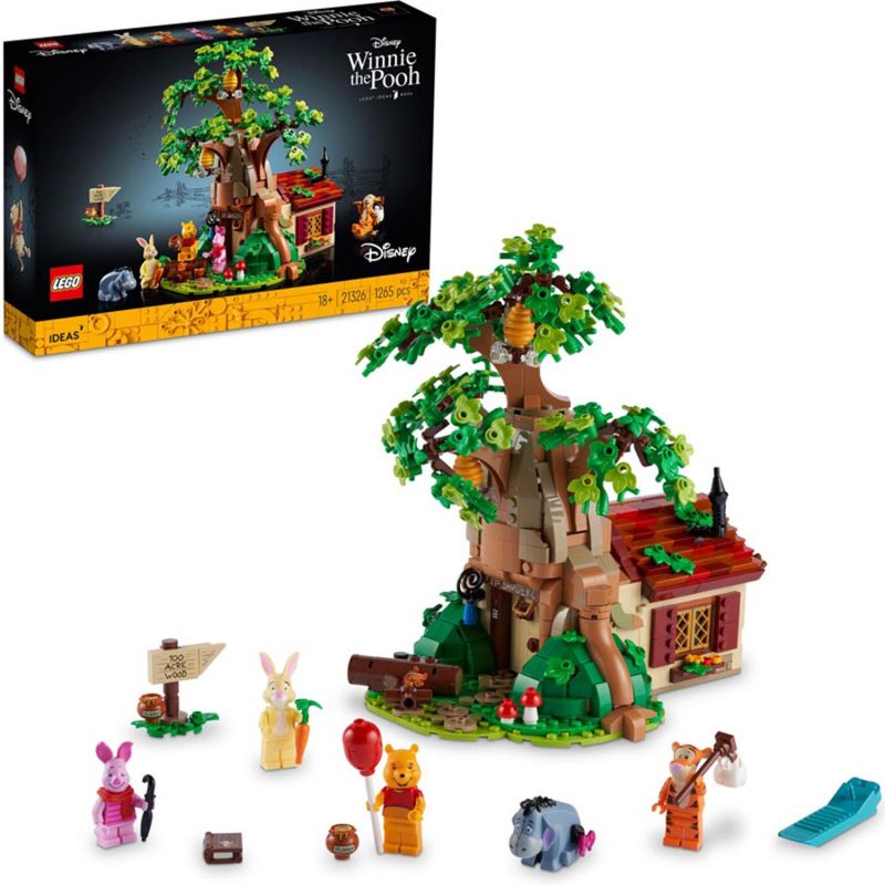LEGO Ideas Kubuś Puchatek Zestaw 1265 Elementów Klocki 21326