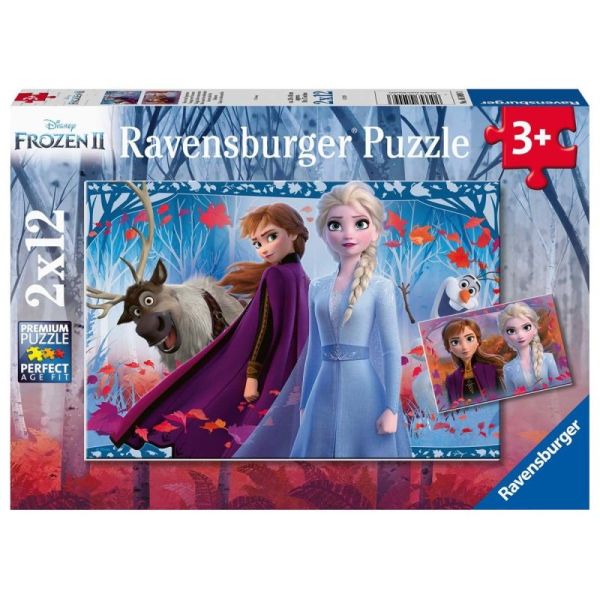 Ravensburger Puzzle dla dzieci 2D: Kraina lodu 2 2x12 elementów 5009