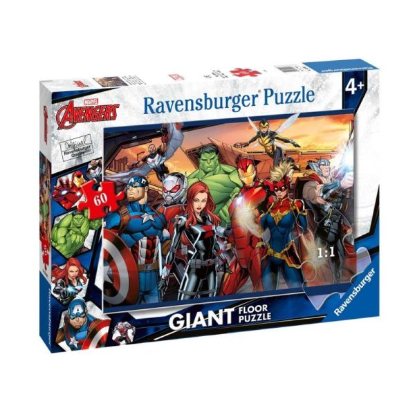Ravensburger Puzzle dla dzieci 2D: Avengers Giant 60 elementów 3094