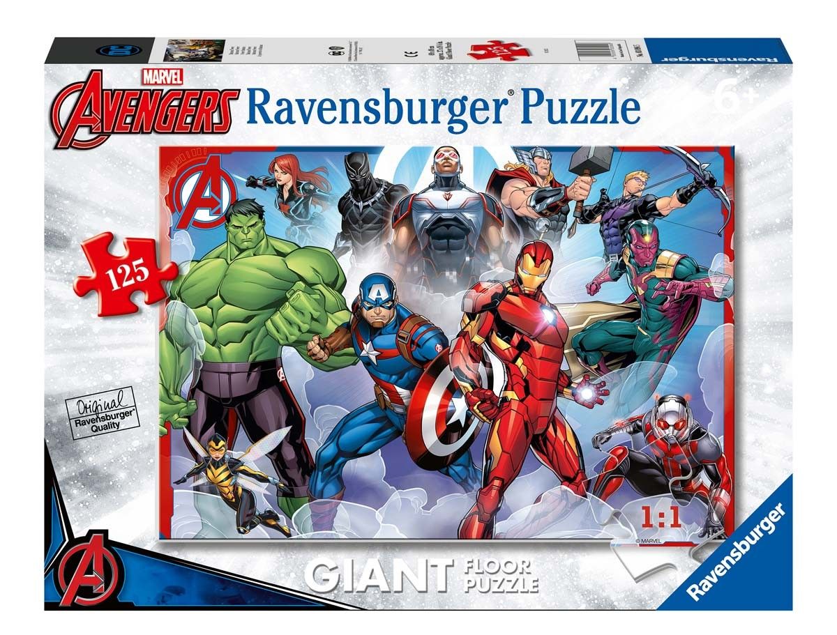 Ravensburger Puzzle dla dzieci 2D: Avengers Giant 125 elementów 5643