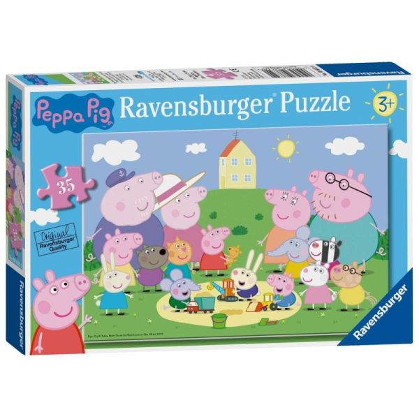 Ravensburger Puzzle dla dzieci 2D: Świnka Peppa. Piknik 35 elementów 8632