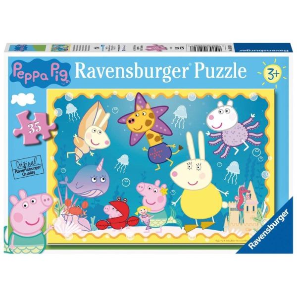 Ravensburger Puzzle dla dzieci 2D: Świnka Peppa. Podwodny świat 35 elementów 5062