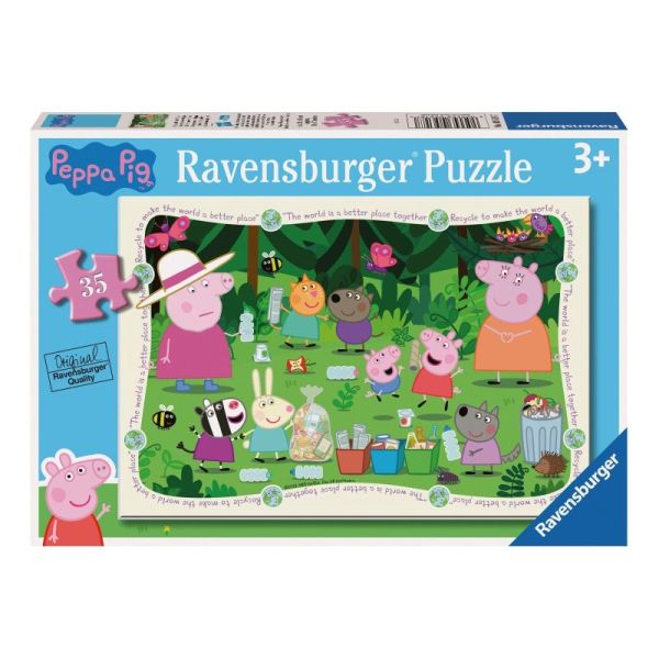 Ravensburger Puzzle dla dzieci 2D: Świnka Peppa 35 elementów 5618