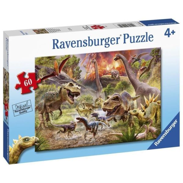 Ravensburger Puzzle dla dzieci 2D: Dinozaury 60 elementów 5164