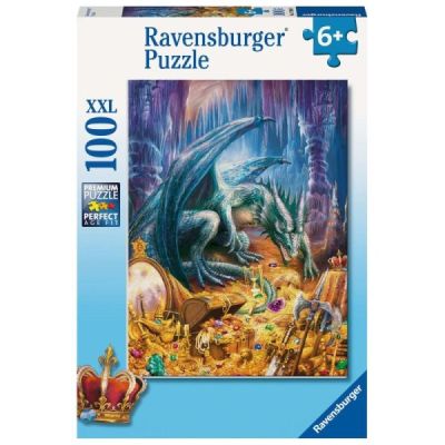 Ravensburger Puzzle dla dzieci 2D: Smok w jaskini 100 elementów 12940