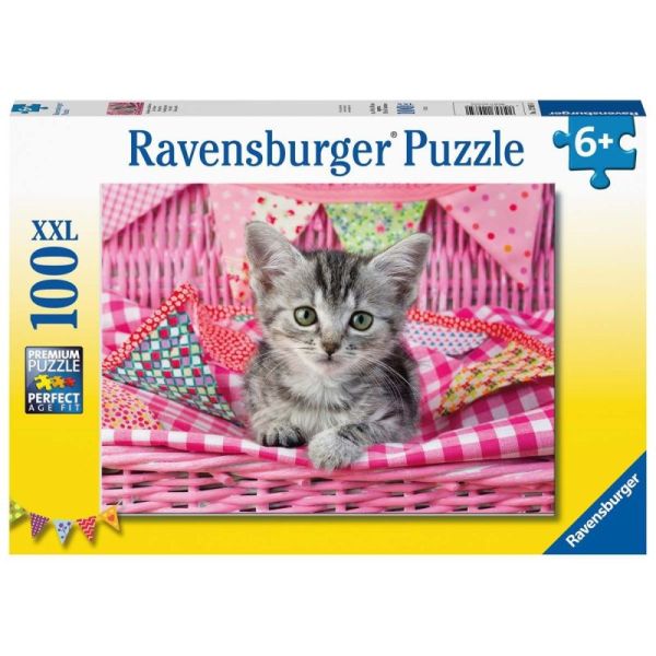 Ravensburger Puzzle dla dzieci 2D: Słodkie kotki 100 elementów 12985