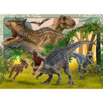 Ravensburger Puzzle dla dzieci 2D: Jurassic World zestaw  4x100 elementów 5619
