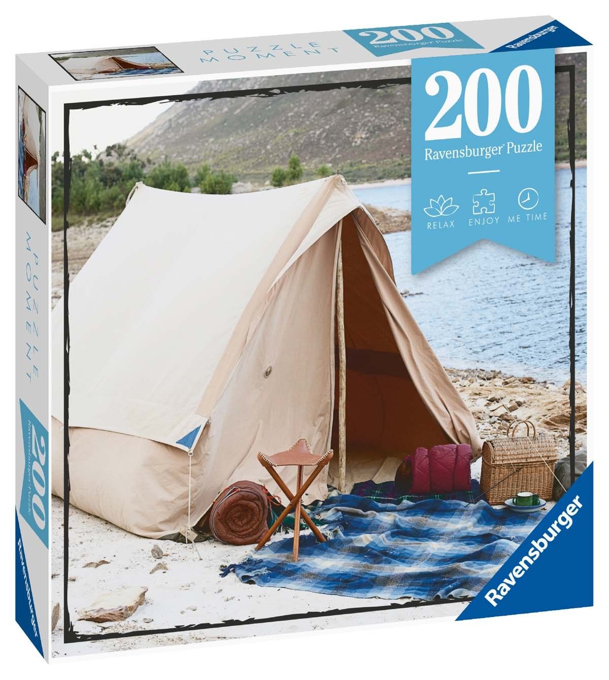 Ravensburger Puzzle Momenty 200 elementów Camping 13308