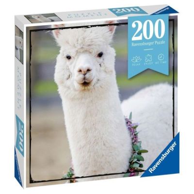 Ravensburger Puzzle Momenty 200 elementów Alpaka 13270