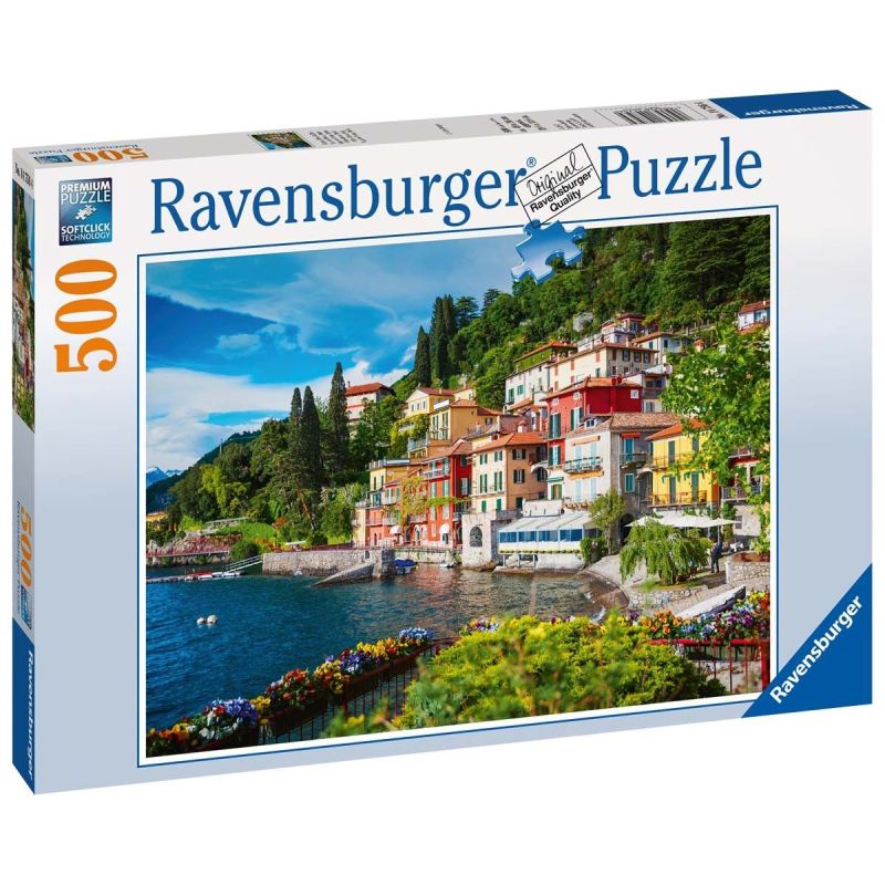 Ravensburger Puzzle 2D: Jezioro Como, Włochy 500 elementów 14756