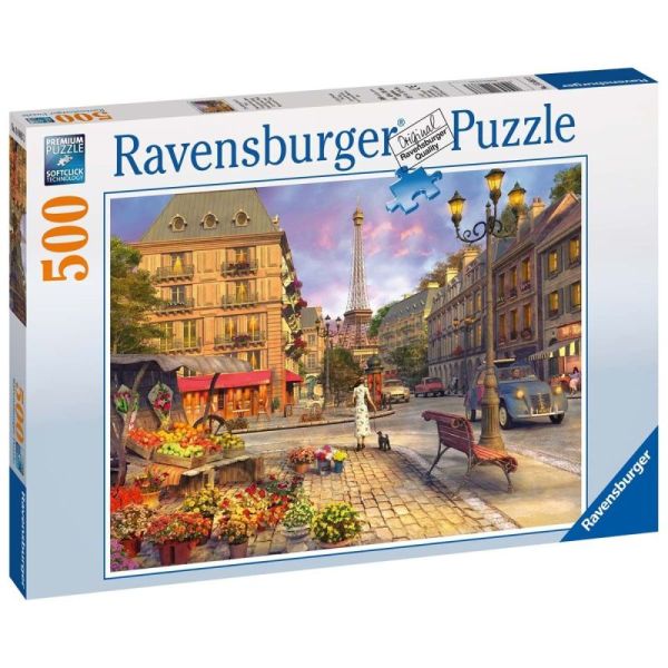Ravensburger Puzzle 2D: Spacer po Paryżu 500 elementów 14683