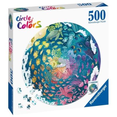 Ravensburger Puzzle 2D: Paleta kolorów. Ocean 500 elementów 17170