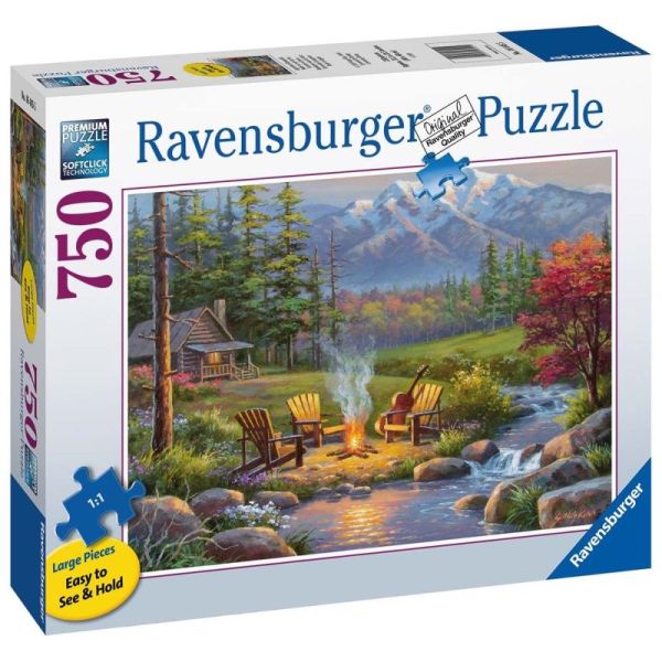 Ravensburger Puzzle 2D Duży Format: Brzeg rzeki 750 elementów 16445