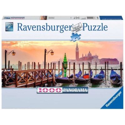 Ravensburger Puzzle 2D Panoramiczne 1000 elementów: Gondole w Wenecji 15082