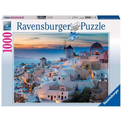 Ravensburger Puzzle 2D 1000 elementów: Wieczór na Santorini 19611
