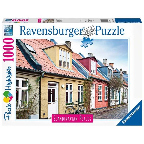 Ravensburger Puzzle 2D 1000 elementów: Puzzle skandynawskie miasto 2 16741