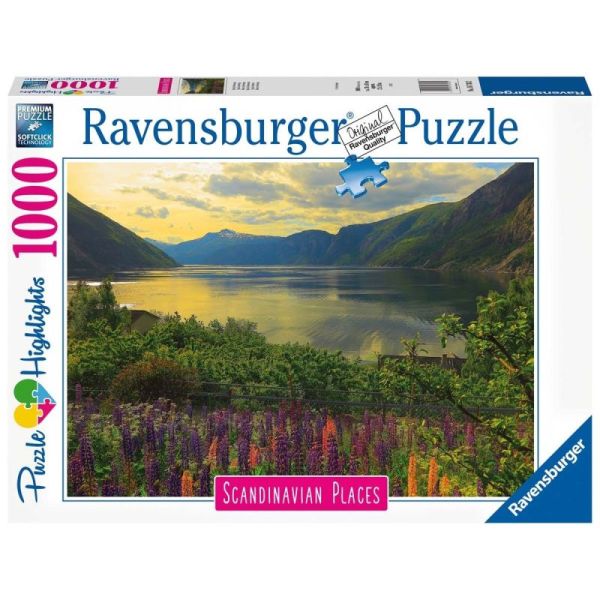Ravensburger Puzzle 2D 1000 elementów: Puzzle skandynawskie krajobraz 2 16743