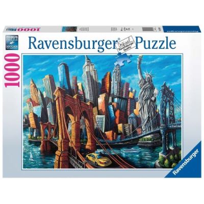 Ravensburger Puzzle 2D 1000 elementów: Welcome to New York 16812